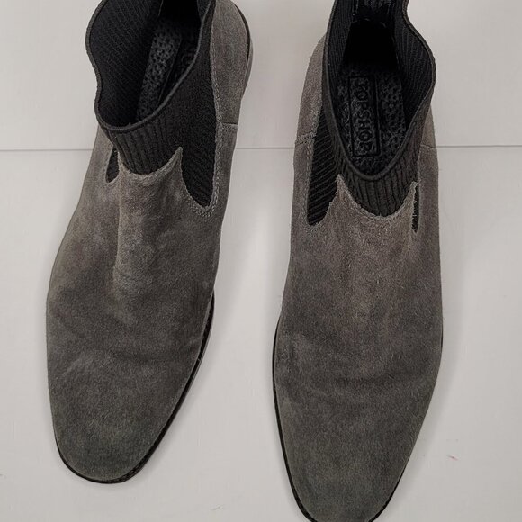 TOPSHOP Ladies Womens Suede Ankle Boots Block - Picture 7 of 7